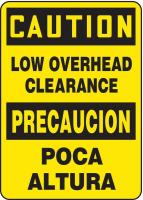 9WP78 Caution Sign, 14 x 10In, BK/YEL, AL, Text