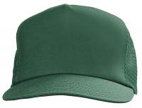 9WR44 Structured Cap, Green, Poly Cotton Twill