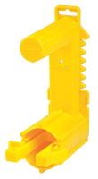 9WUF5 Barricade Tape Dispenser, 1000ft Cap, Yllw