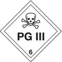 8PHG7 DOT Label, Black/White, 4 In. H, PK 100