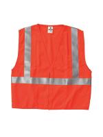 8G502 Flame Resist Vest, Class 2, XL, Orange