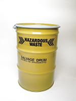 9WYY6 Salvage Drum, Haz Waste, 55 gal, Ylw, Steel