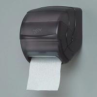 9XA54 Roll Towel Dispenser, 8-1/2 In Dia, Black
