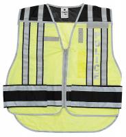 9XCG8 Pro Police Safety Vest, Lime/Black