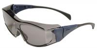9XHH1 Safety Glasses, Gray, Scratch-Resistant