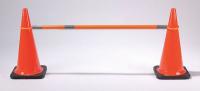 9XPY3 Telescoping Cone Bar, Orange, 60-108 In L