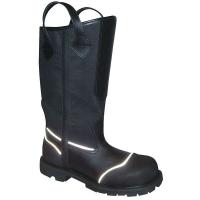 9XW64 Structural Fire Boots, Mens, 15W, 1PR