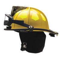 9XY84 Fire Helmet, Black, Traditional