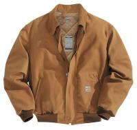 9YCF5 Flame-Resistant Bomber Jacket, Ins, Brn, S