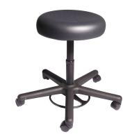 9YAG9 RhinoPlus Round Stool, Black