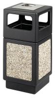 9YFL5 Ash/Trash Receptacle, Aggregate, 38G, Black