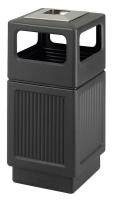 9YGC9 Ash/Trash Receptacle, 38 G, Black