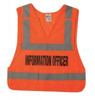 9YGP7 Information Officer Vest, Orange