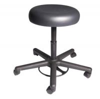 9YGX0 RhinoPlus Round Stool, Black