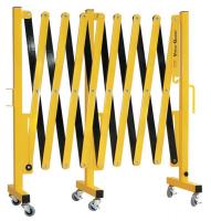 9YH23 Collapsible Barrier, 39 In. H