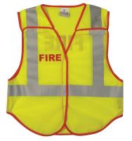 9YHH3 Safety Vest, Red, M/XL, Zipper