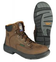 9YKX4 Work Boots, Comp, Mn, 11, Wheat, 1PR