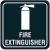 8TM24 - Fire Extinguisher Sign, 5-1/2 x 5-1/2In Подробнее...