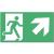 9KLV7 - Fire Exit Directional Sign, 8 x 4-1/2In Подробнее...