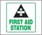 13C687 - First Aid Sign, 7 x 12In, GRN and BK/WHT Подробнее...